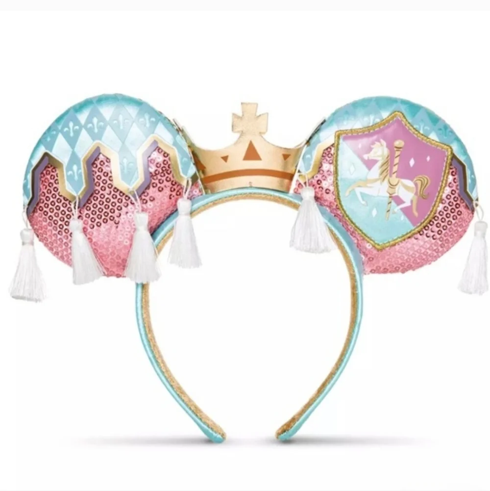 Disney Prince Charming Regal Carrousel Mickey Mouse Ears Headband